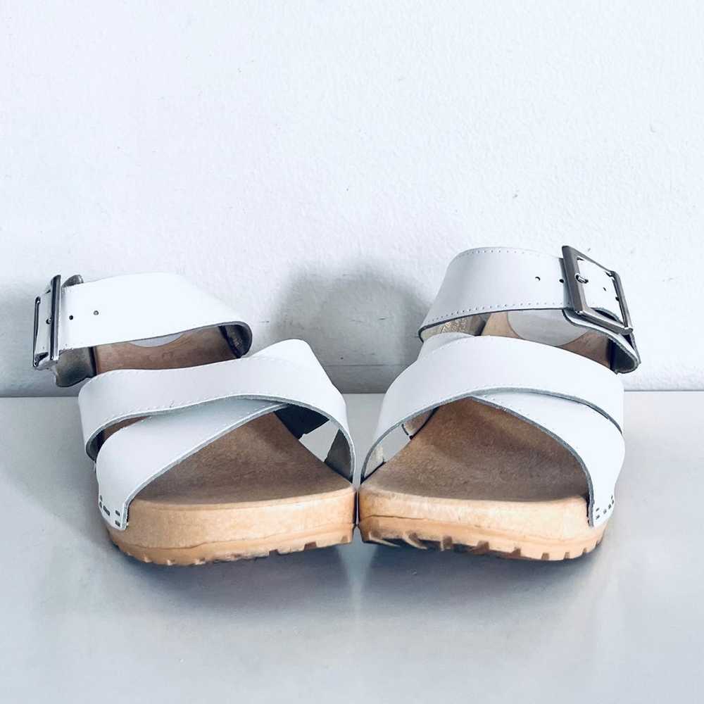 90s Clog Sandals Slides Chunky Heels made in Ital… - image 2