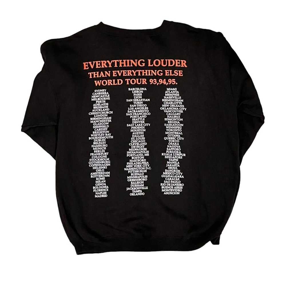 Designer Vintage Meatloaf black crewneck sweatshi… - image 2