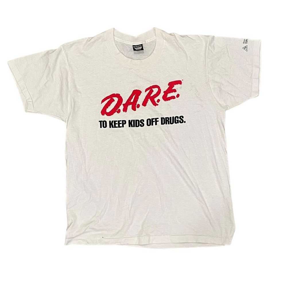 Screen Stars Rare vintage white Screen Stars DARE… - image 1