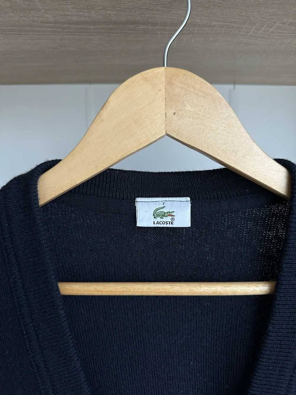 Lacoste × Streetwear × Vintage Vintage Cardigan L… - image 9