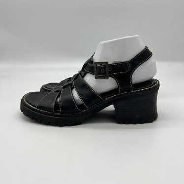 Lower East Side VTG 90’s Black Chunky Sandals