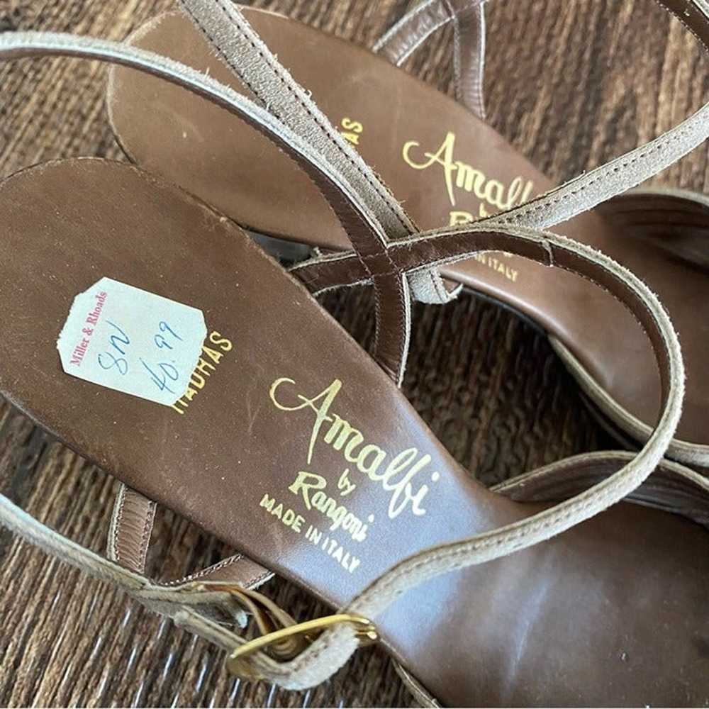 vintage 60s Amalfi by Rangoni Sandals. - image 9