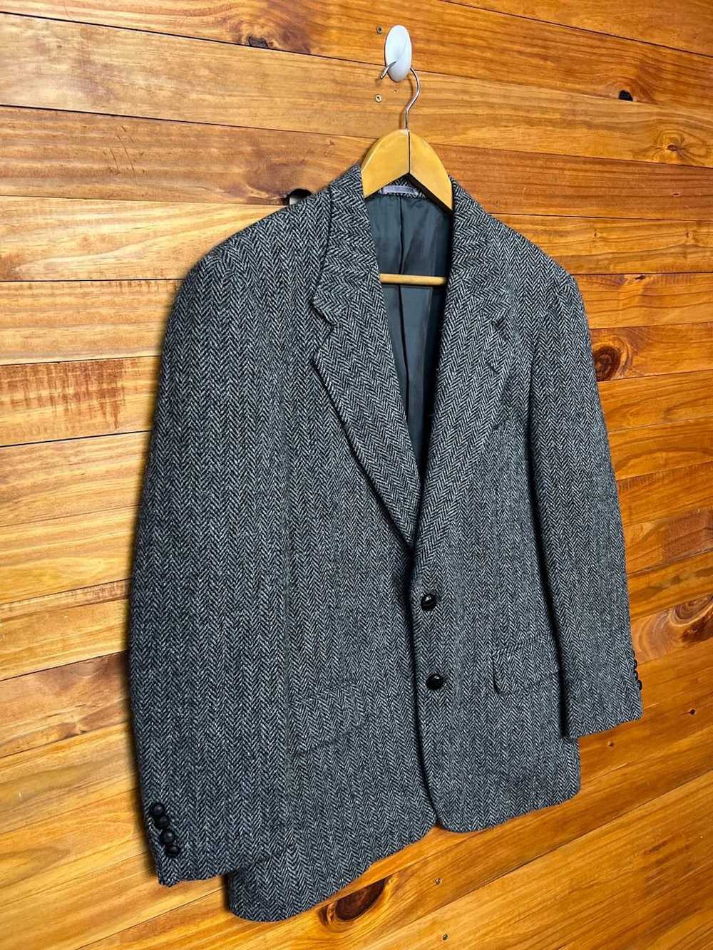 Cashmere & Wool × Harris Tweed HARRIS TWEED HAND … - image 2