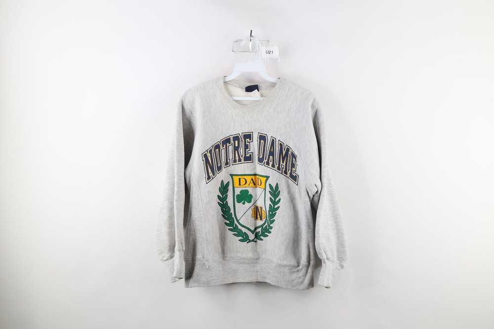 Vintage Vintage 90s Notre Dame University Dad Swe… - image 1