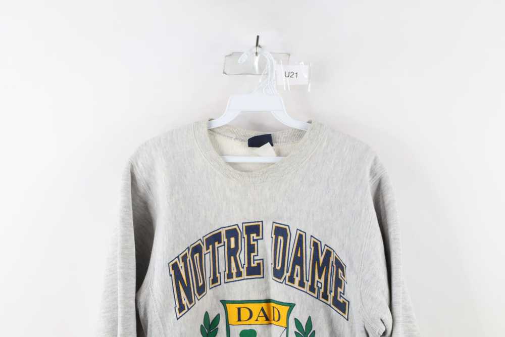 Vintage Vintage 90s Notre Dame University Dad Swe… - image 2