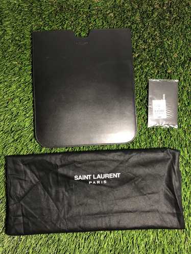 Saint Laurent Paris Classic Black I-Pad Leather Ca