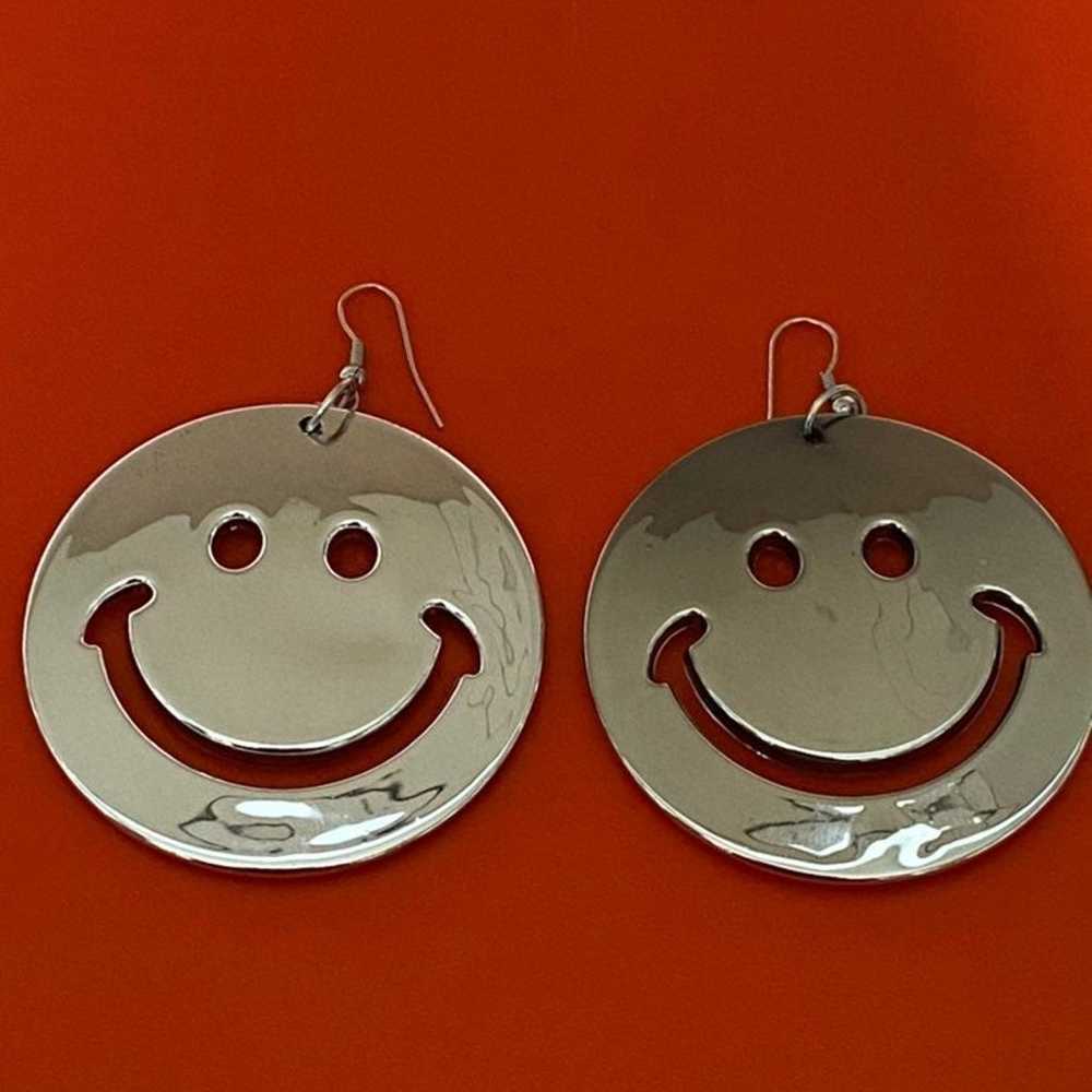 Smiley face Earrings vintage 90,S - image 2