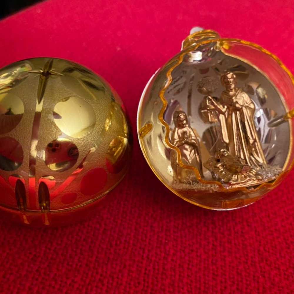 vintage christmas ornaments nativity - image 6