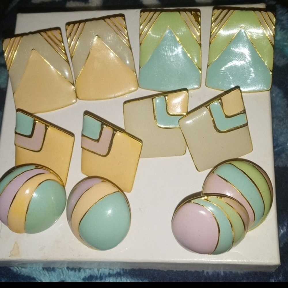 Beautiful vintage 1980s earrings - image 1