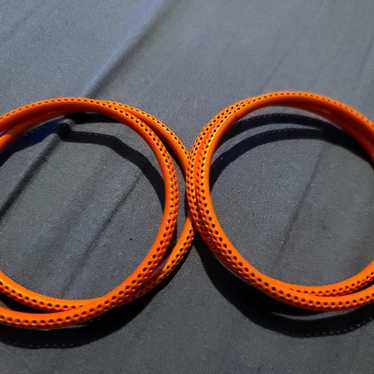 Vintage Women Orange Neon Bracelets - image 1