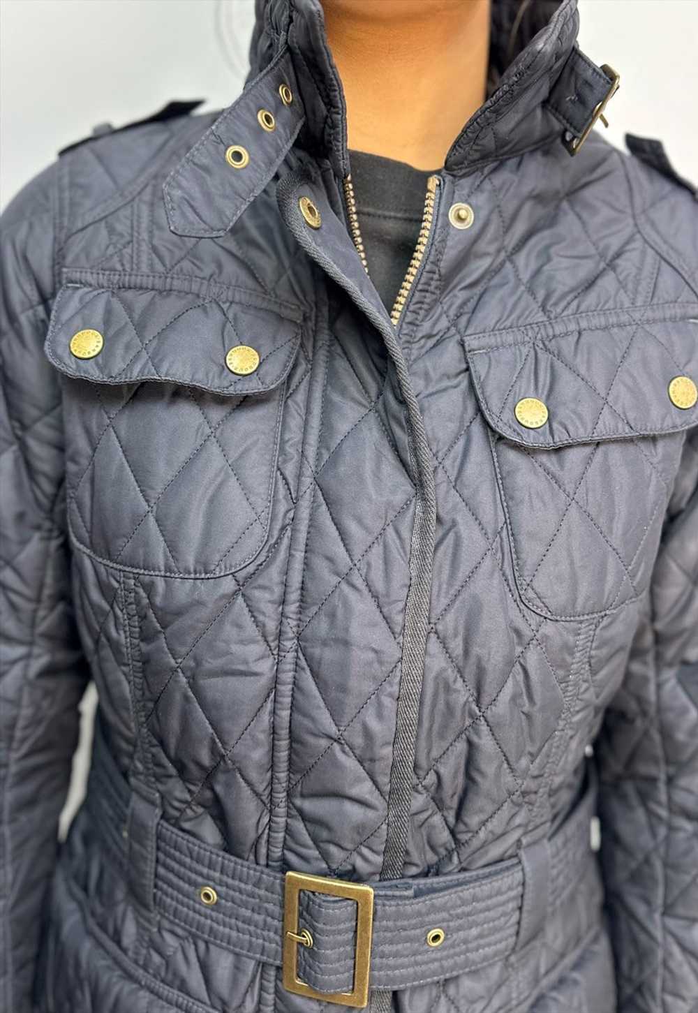 Vintage Barbour Spring Tourer Quilted lightweight… - image 3