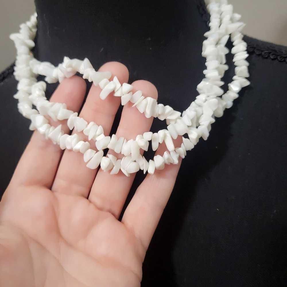 Vintage Puka shell choker necklace - image 2
