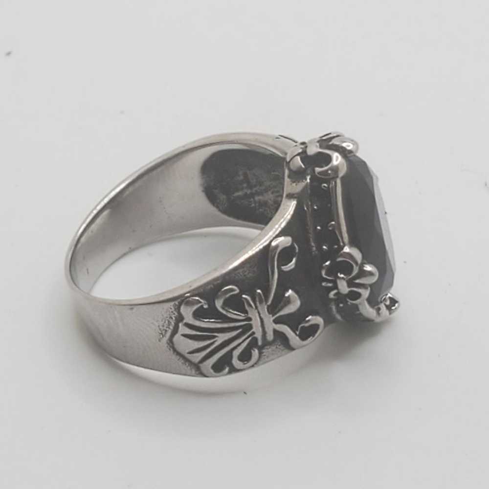 Vintage ring • possibly sterling • size 9 - image 3