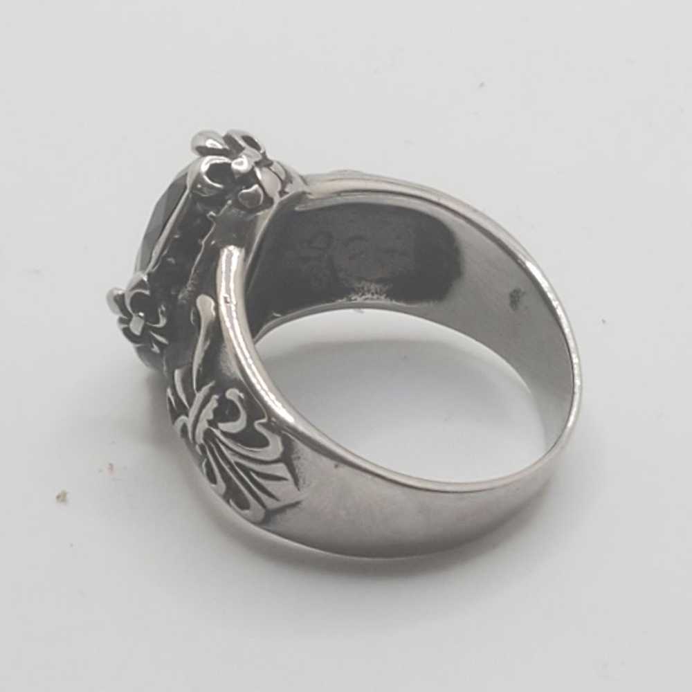 Vintage ring • possibly sterling • size 9 - image 4