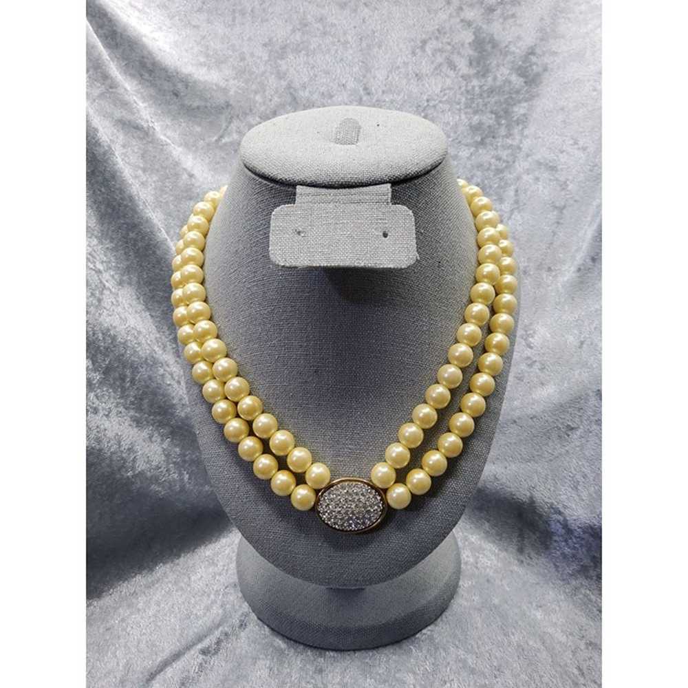 Vintage 1990's Avon President's Club faux pearl d… - image 3