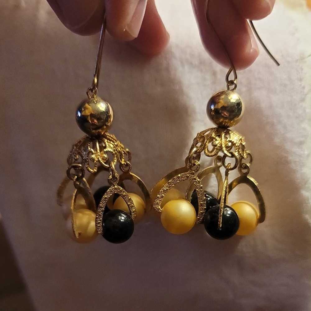 Antique/Vintage One of a Kind Earrings - image 1