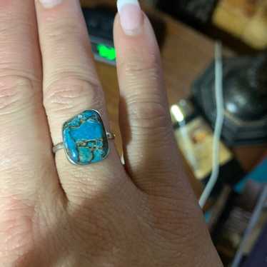 Native American Kingsman Turquoise Ring - image 1