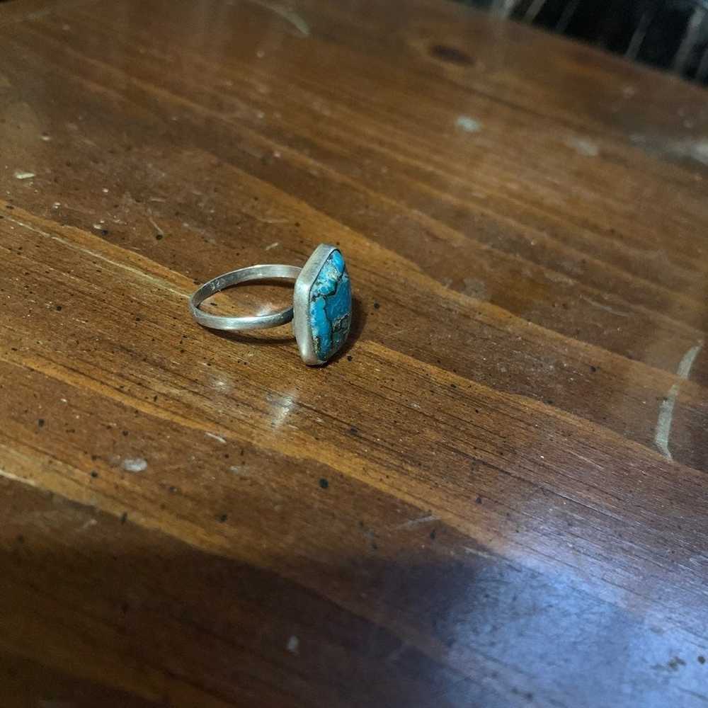 Native American Kingsman Turquoise Ring - image 2