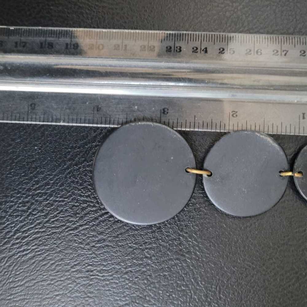 Rare find 80s metallic drop earrings - image 4