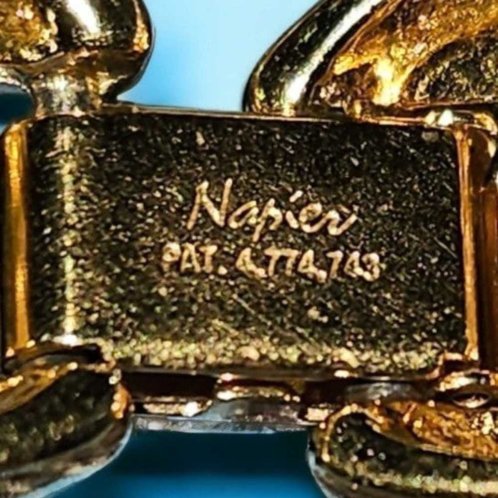 EUC Vintage Napier Faux Pearl Bracelet - image 2