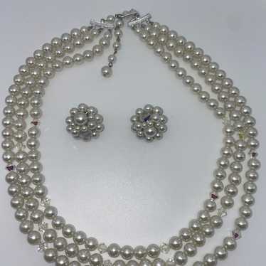 Vintage Japan pearl set - image 1