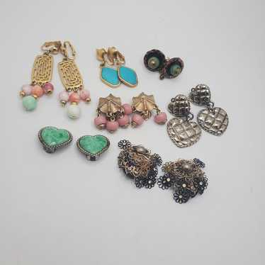 Lot of clip on earrings - image 1