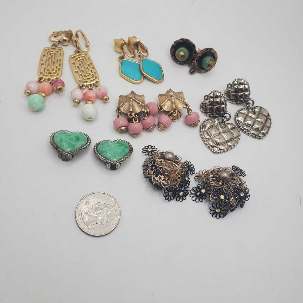 Lot of clip on earrings - image 2