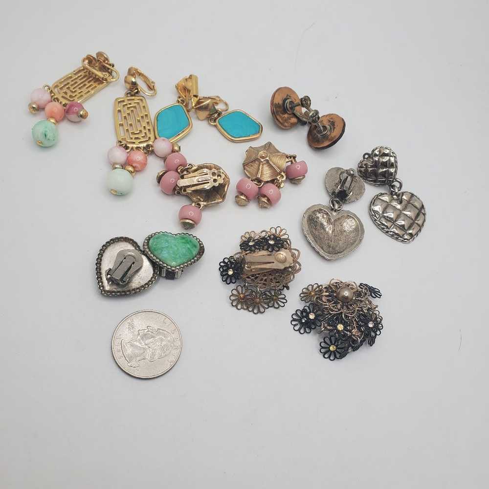 Lot of clip on earrings - image 3