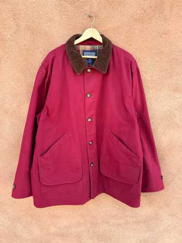 Classic L.L.Bean Maroon Field Chore Jacket - image 1