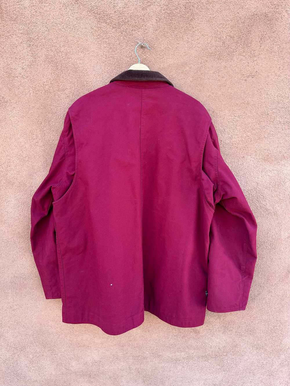 Classic L.L.Bean Maroon Field Chore Jacket - image 3