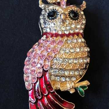 Beautiful Betsey Johnson Owl Necklace - image 1