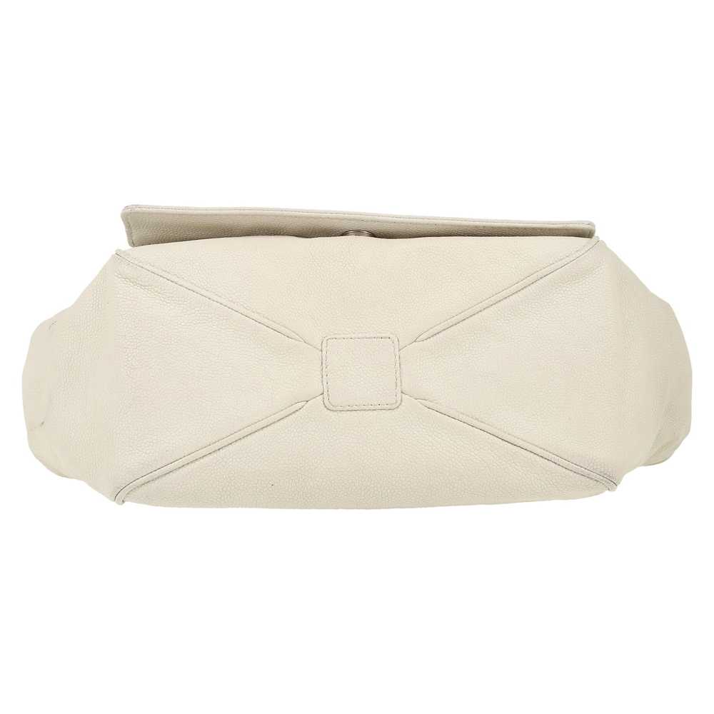 Chanel handbag in white leather Collector Square … - image 2