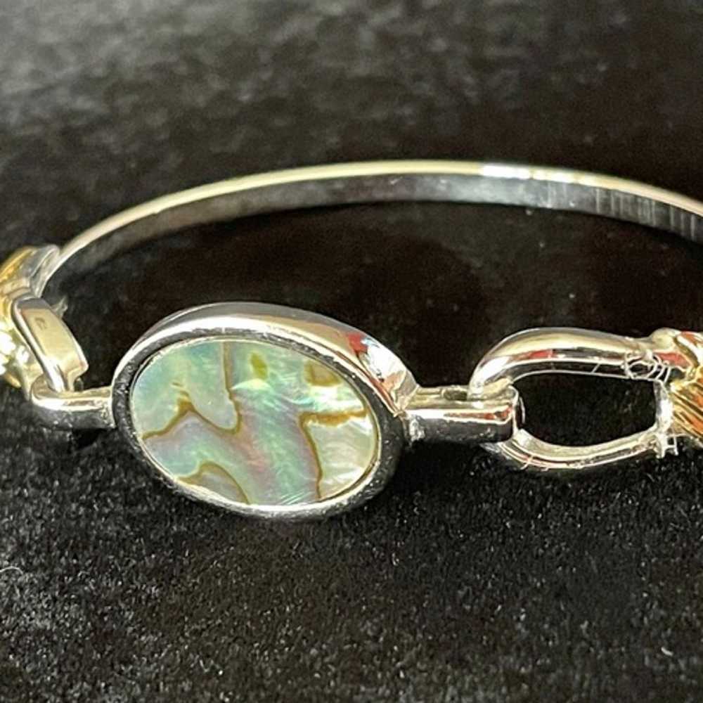 Vintage Avon Silver Bangle Bracelet - image 8