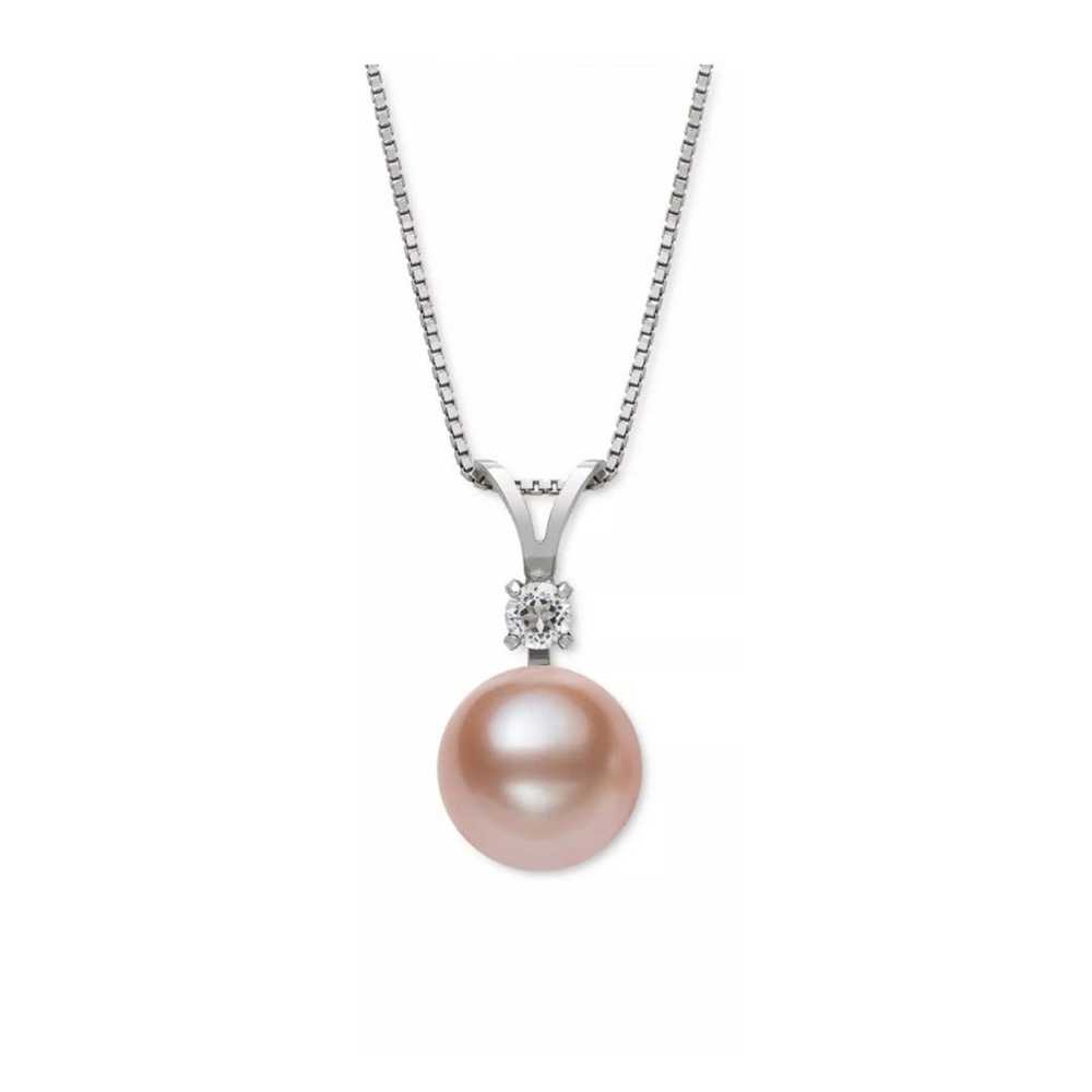 Fresh water Pearl Sterling Silver Necklace - image 1