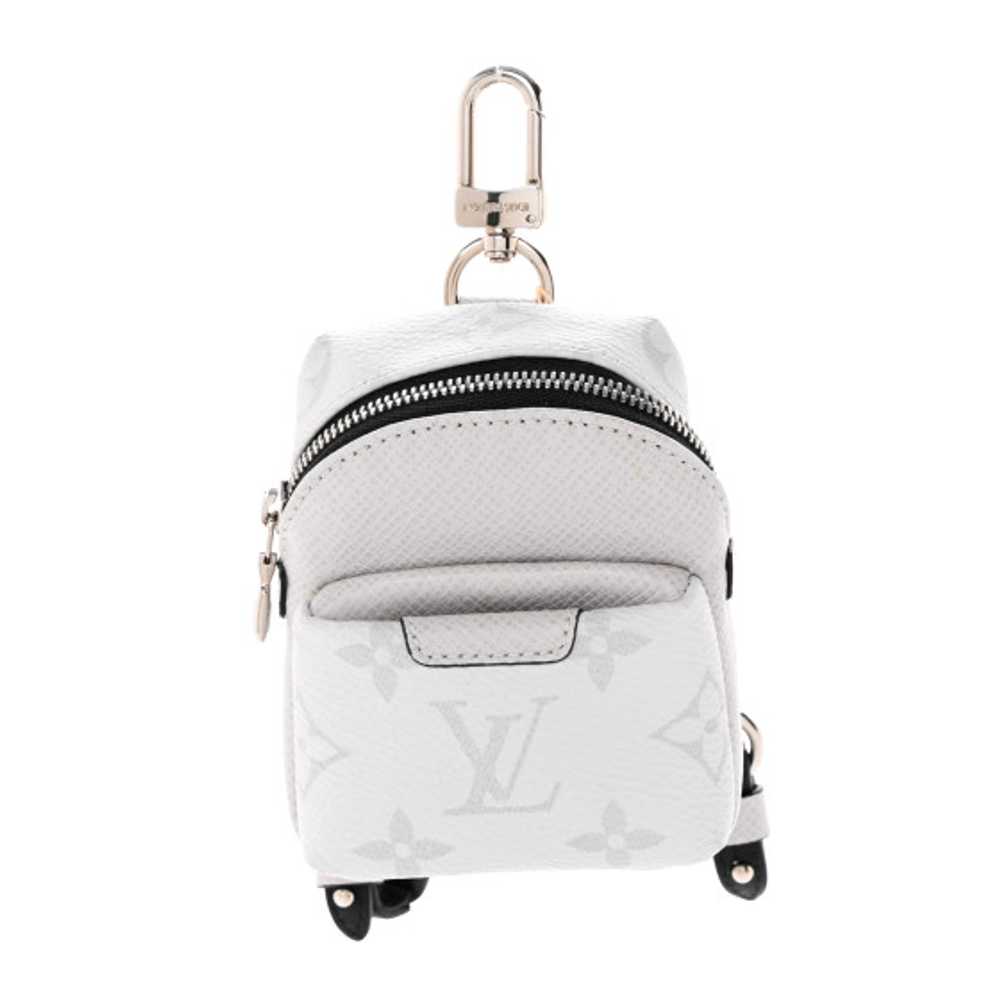 LOUIS VUITTON Taiga Monogram Backpack Bag Charm A… - image 1