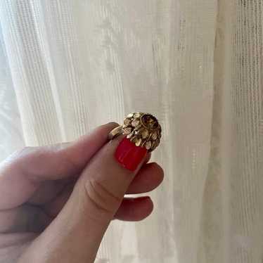 Vintage avon rings on sale gold