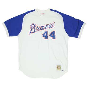 Mens Mitchell & Ness Atlanta Braves 44 Baseball J… - image 1