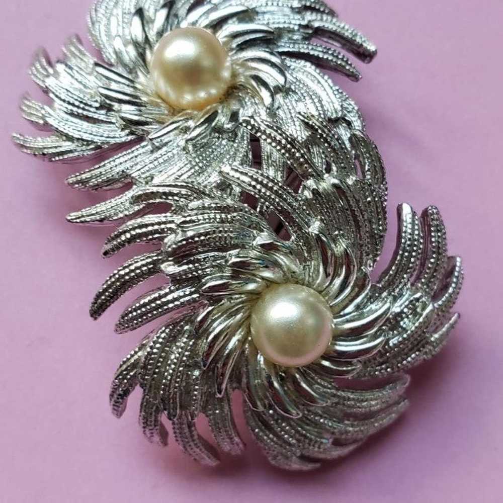 Vintage Sarah Coventry Earrings, Swirl - image 7