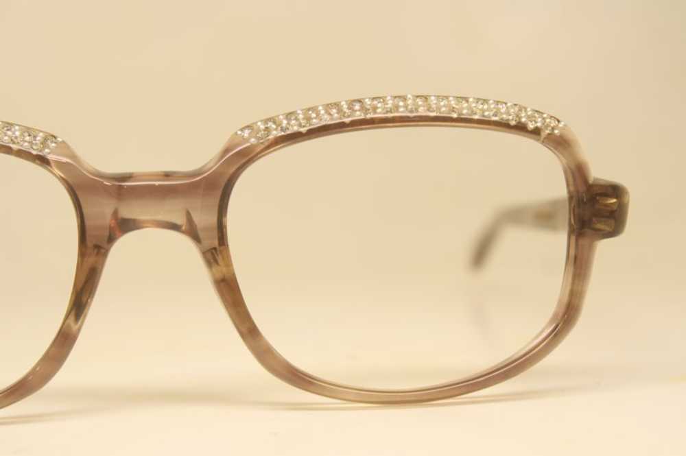 Light Brown Vintage Unused Cat Eye Glasses - image 3