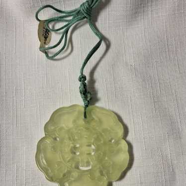 Genuine Green Jade Necklace