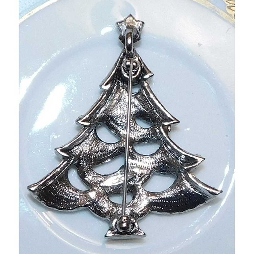 Vintage Avon Christmas Tree Brooch - image 3