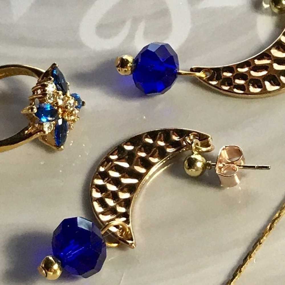 Sapphire and Gold jewelry lot set - image 10