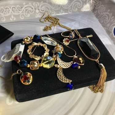 Sapphire and Gold jewelry lot set - image 1