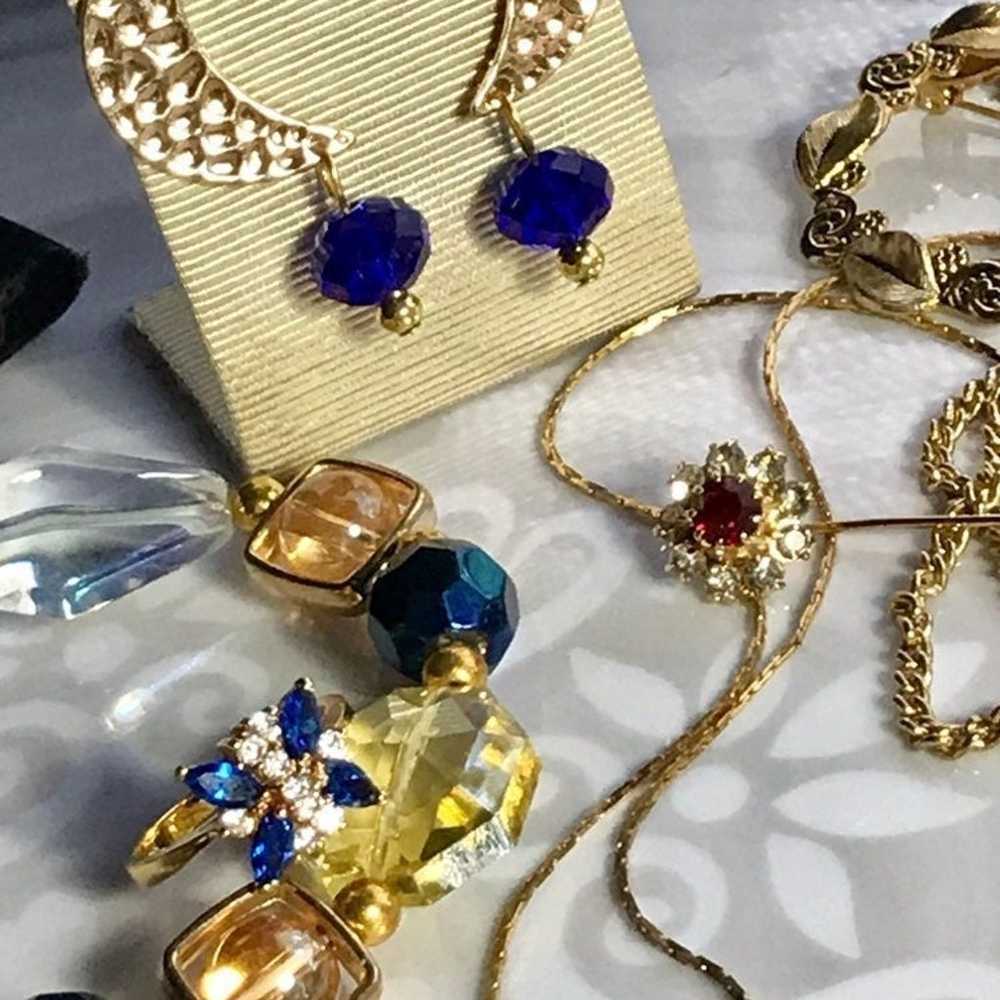 Sapphire and Gold jewelry lot set - image 3