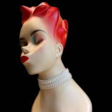 Vintage Pearl Choker - image 1