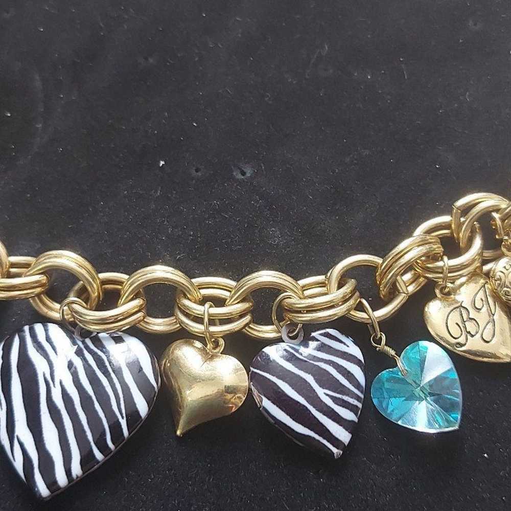 Betsey Johnson Zebra Heart Locket Bracelet

(VINT… - image 3