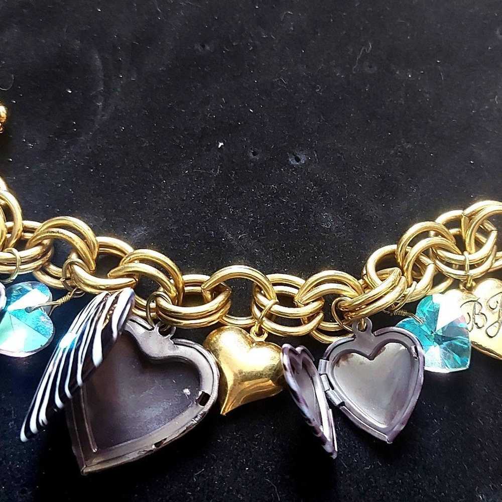 Betsey Johnson Zebra Heart Locket Bracelet

(VINT… - image 4