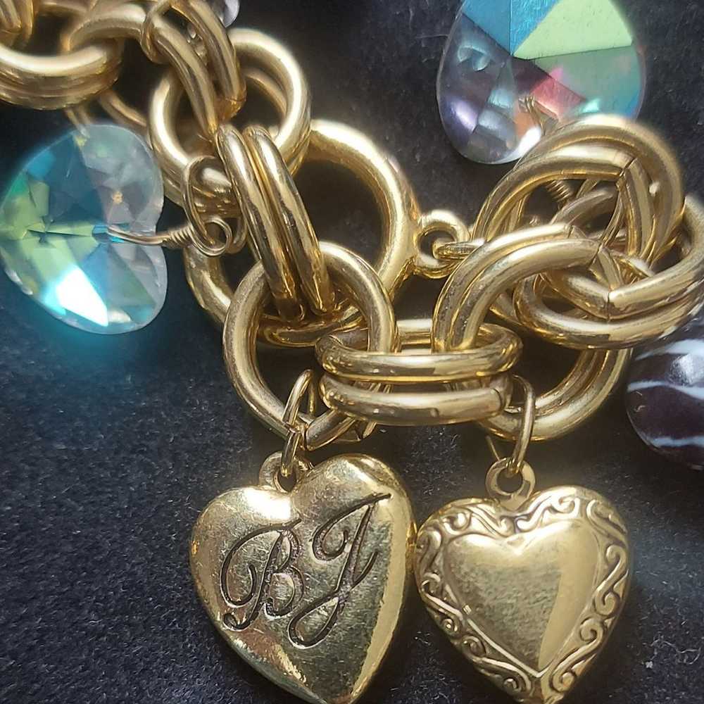 Betsey Johnson Zebra Heart Locket Bracelet

(VINT… - image 5