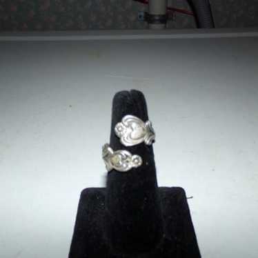 VTG STERLING SILVER SPOON RING ADJUSTABL