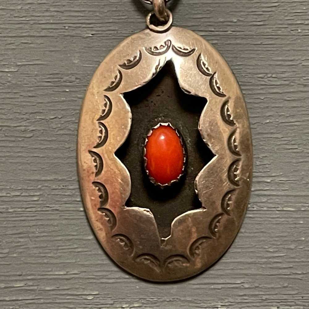 Red Stone Gemstone Necklace - image 3